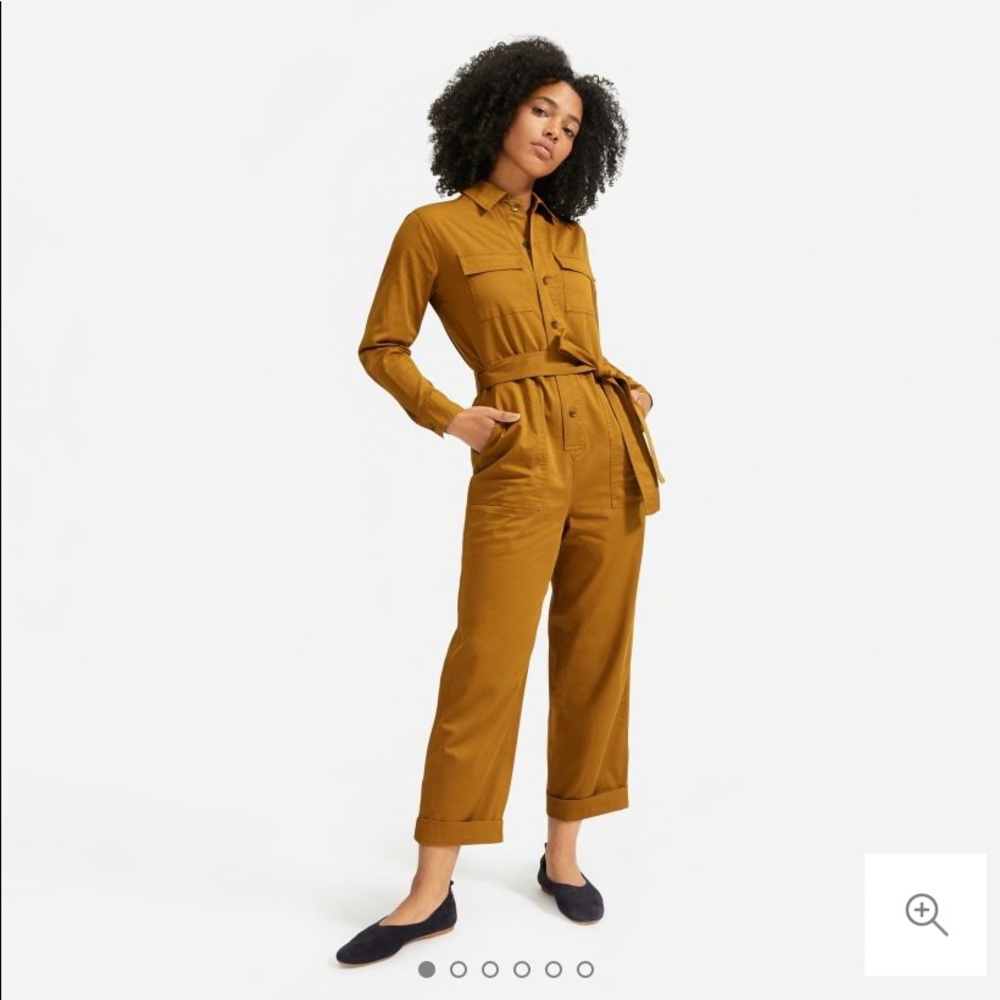 Everlane The Modern Utility Jumpsuit sz 8